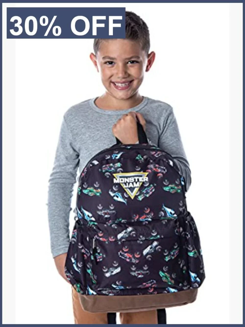 Monster Jam All Over Print Backpack 16